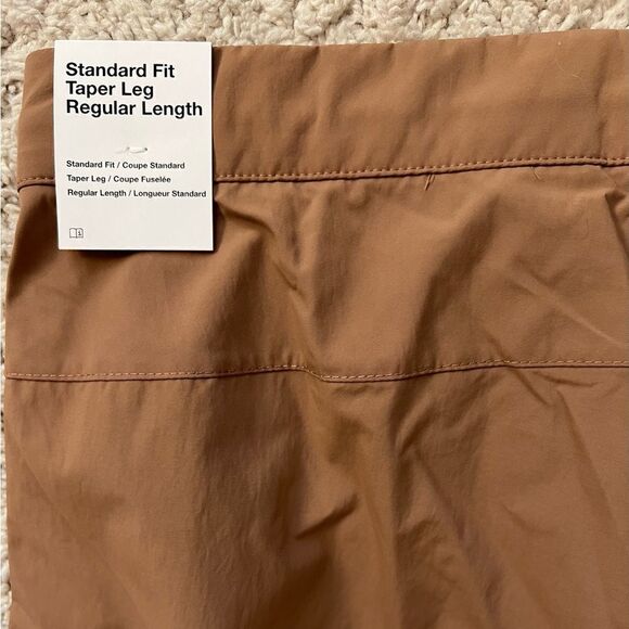 Nike Standard Fit Taper Leg Sneaker Length Pants Brown - Picture 9 of 11